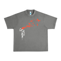 Tornado banksy headshot butterfly Urban Heavy Tee - ArtChic