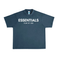 Midnight Navy fear of god essentials Urban Heavy Tee - ArtChic
