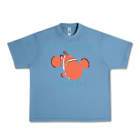 Pebble Blue just keep swimming 25 Urban Heavy Tee - ArtChic