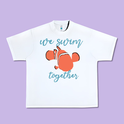 Just Keep Swimming 25 Urban Heavy Tee Designed By Artchic