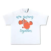 White just keep swimming 25 Urban Heavy Tee - ArtChic