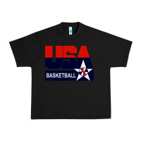 Black usa basketball Urban Heavy Tee - ArtChic