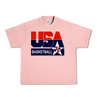 Salmon usa basketball Urban Heavy Tee - ArtChic