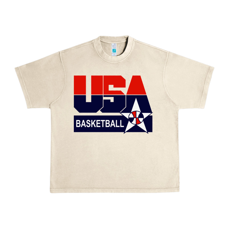 Usa Basketball Urban Heavy Tee by ArtChic | Teevron