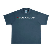 Midnight Navy Colnago Bicycling Bike Urban Heavy Tee - ArtChic