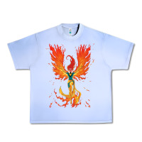 Grape Ice X-Men Jean Grey Phoenix Cosmic Flames Urban Heavy Tee - ArtChic