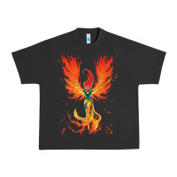 Pigment Black X-Men Jean Grey Phoenix Cosmic Flames Urban Heavy Tee - ArtChic