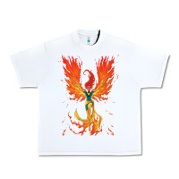 White X-Men Jean Grey Phoenix Cosmic Flames Urban Heavy Tee - ArtChic