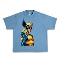 Pebble Blue wolverine 3 Urban Heavy Tee - ArtChic