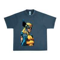 Midnight Navy wolverine 3 Urban Heavy Tee - ArtChic
