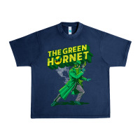 Navy the vintage green hornet Urban Heavy Tee - ArtChic