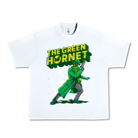 White the vintage green hornet Urban Heavy Tee - ArtChic