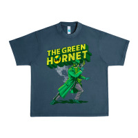Midnight Navy the vintage green hornet Urban Heavy Tee - ArtChic