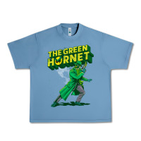 Pebble Blue the vintage green hornet Urban Heavy Tee - ArtChic