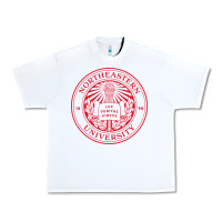 White Northeastern University Urban Heavy Tee - ArtChic