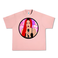 Salmon red hair girl singing Urban Heavy Tee - ArtChic
