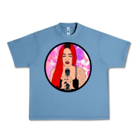 Pebble Blue red hair girl singing Urban Heavy Tee - ArtChic