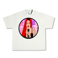 Pistachio red hair girl singing Urban Heavy Tee - ArtChic