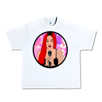 Red Hair Girl Singing Urban Heavy Tee | Teevron