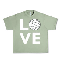 Oil Green girls love volleyball Urban Heavy Tee - ArtChic
