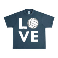 Midnight Navy girls love volleyball Urban Heavy Tee - ArtChic