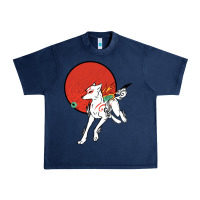 Navy Okami Urban Heavy Tee - ArtChic
