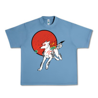 Pebble Blue Okami Urban Heavy Tee - ArtChic