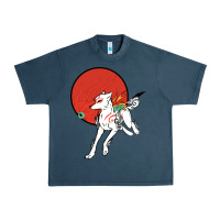Midnight Navy Okami Urban Heavy Tee - ArtChic
