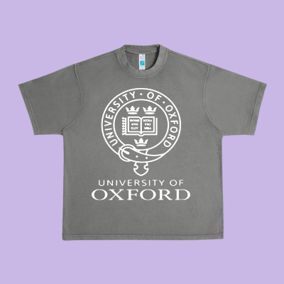Oxford University Campus Urban Heavy Tee Designed By Artchic