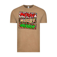 Vintage Coffee merry merry merry Vintage Tee - CowhideDigitalArt