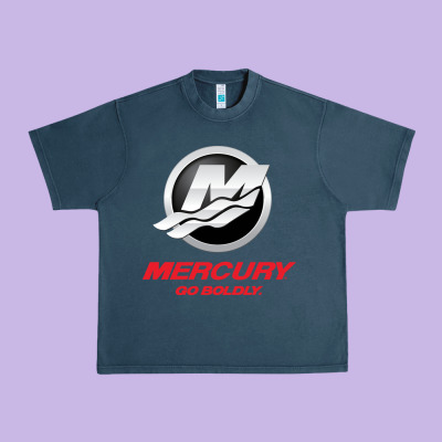Mercury Marine Outboard Boat Urban Heavy Tee Designed By Artchic
