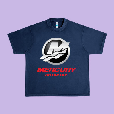 Mercury Marine Outboard Boat Urban Heavy Tee Designed By Artchic