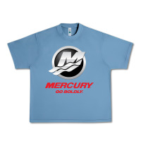 Pebble Blue Mercury Marine Outboard Boat Urban Heavy Tee - ArtChic