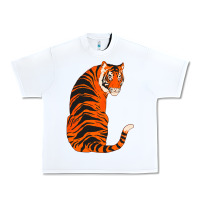 White tiger Urban Heavy Tee - ArtChic