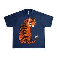 Navy tiger Urban Heavy Tee - ArtChic