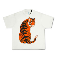 Pistachio tiger Urban Heavy Tee - ArtChic