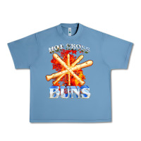 Pebble Blue hot cross buns t shirt Urban Heavy Tee - ArtChic