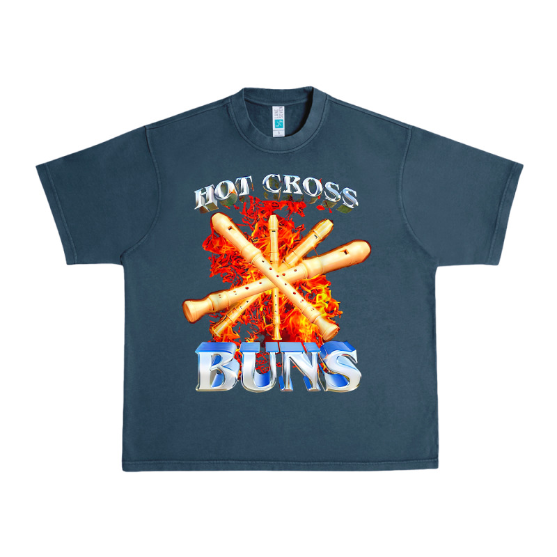Hot Cross Buns T Shirt Urban Heavy Tee by ArtChic | Teevron