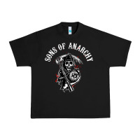 Black horror skull sons of anarchy Urban Heavy Tee - ArtChic