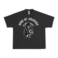 Pigment Black horror skull sons of anarchy Urban Heavy Tee - ArtChic