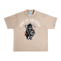 French Oak horror skull sons of anarchy Urban Heavy Tee - ArtChic