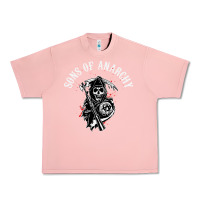 Salmon horror skull sons of anarchy Urban Heavy Tee - ArtChic