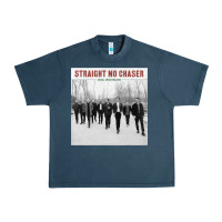 Midnight Navy Straight No Chaser Social Christmasing Urban Heavy Tee - ArtChic
