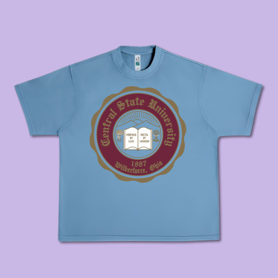 College Of  Central State Wilberfroce 1887 Urban Heavy Tee Designed By Artchic