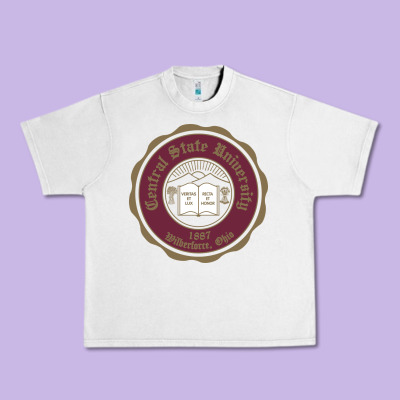 College Of  Central State Wilberfroce 1887 Urban Heavy Tee Designed By Artchic