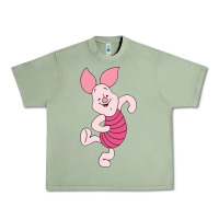 Oil Green piglet Urban Heavy Tee - ArtChic