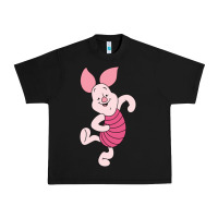 Black piglet Urban Heavy Tee - ArtChic