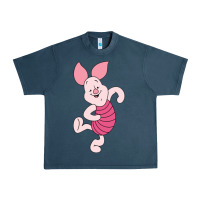 Midnight Navy piglet Urban Heavy Tee - ArtChic