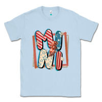 Dusty Blue 4th of July mini with lightning bolt Classic Tee - FaDigitalArtStudio