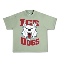 Oil Green Fairbanks Ice Dogs Urban Heavy Tee - ArtChic